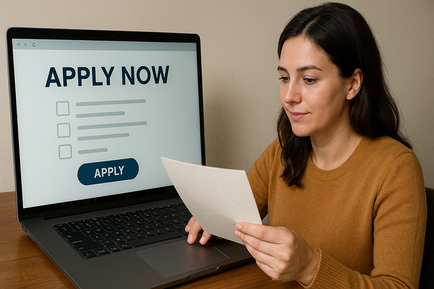 Подача заявки